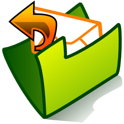 Download free arrow green folder courier icon